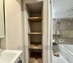 洗面所の収納は嬉しいポイント