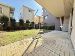 開放感のある専用庭